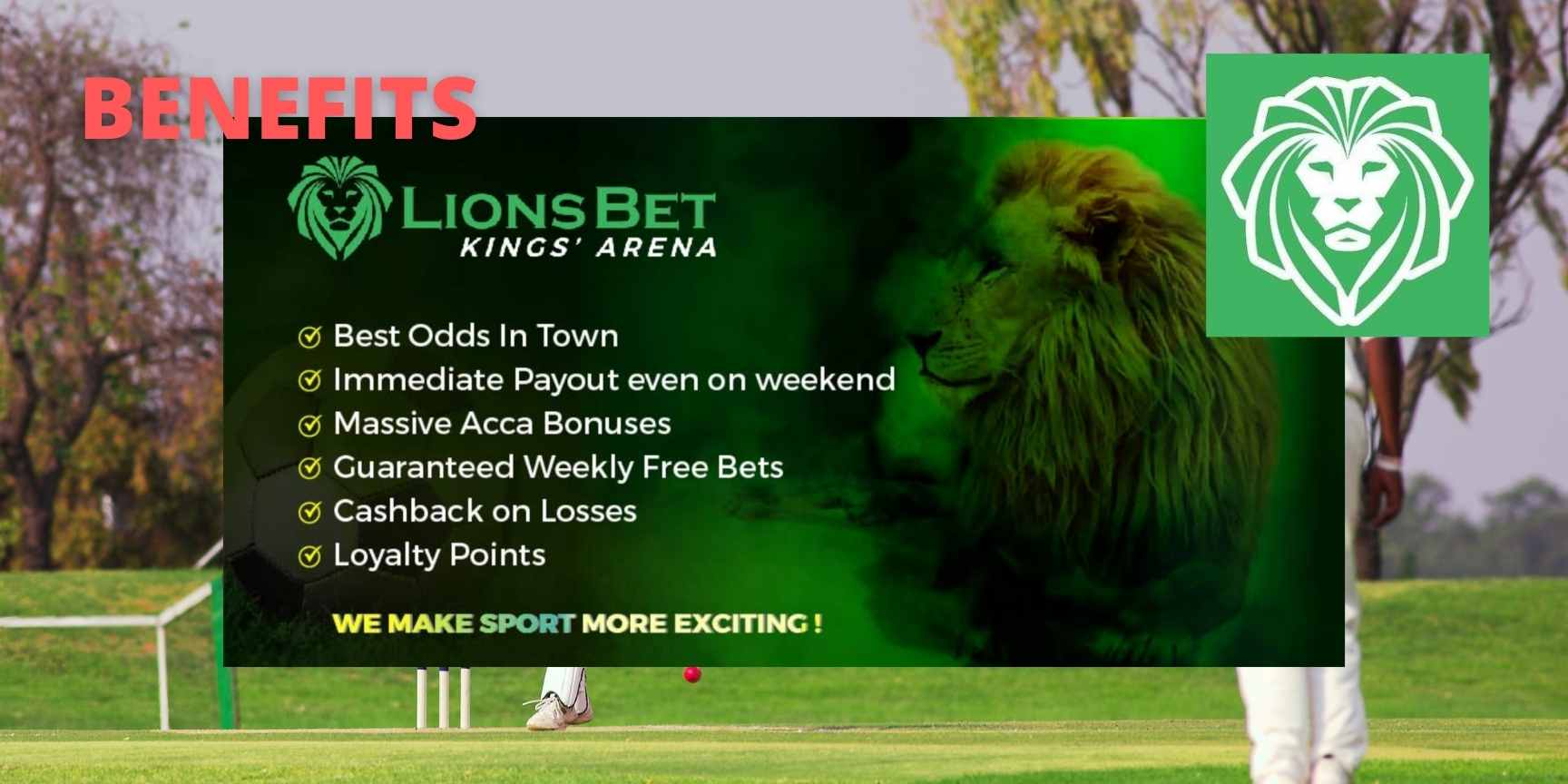 lionsbet benefits